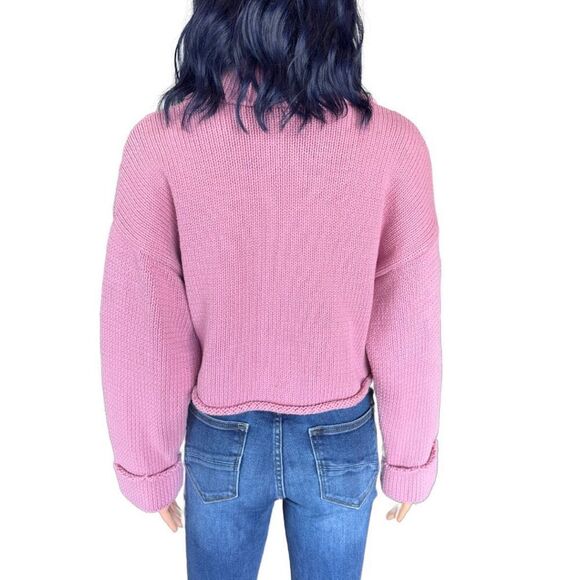 Show Me Your Mumu Crawford Collared Cropped Knit Sweater - Picture 5 of 6